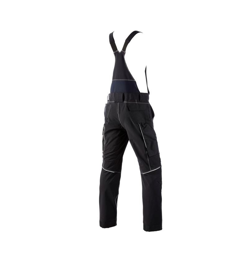 Work Trousers: Functional bib & brace e.s.dynashield + black 3
