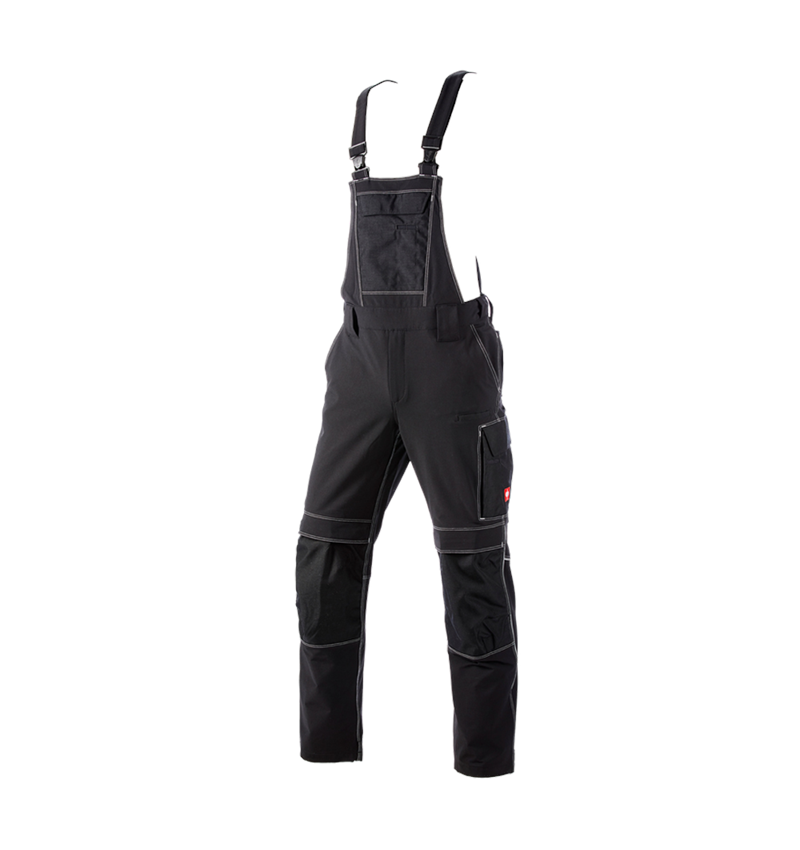 Work Trousers: Functional bib & brace e.s.dynashield + black 2