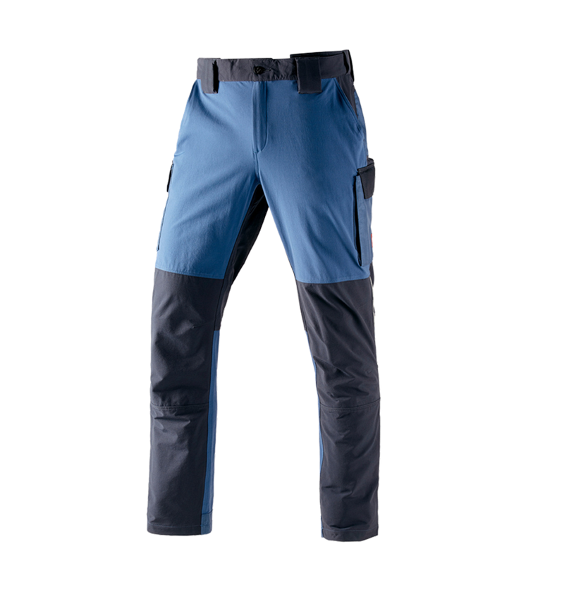 Gardening / Forestry / Farming: Functional cargo trousers e.s.dynashield + cobalt/pacific 1