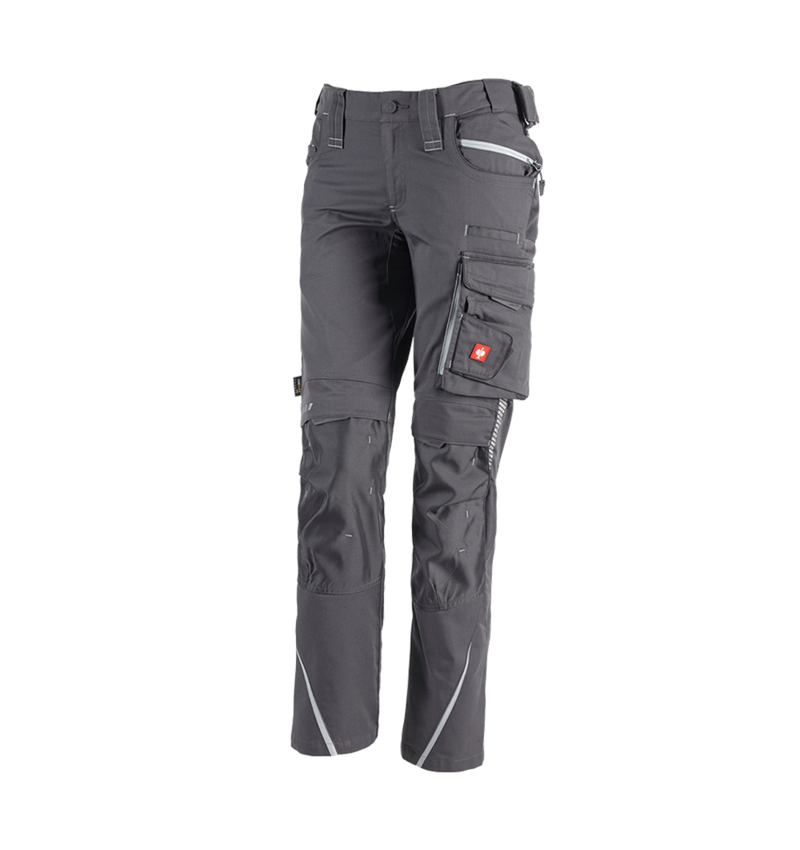 Gardening / Forestry / Farming: Ladies' trousers e.s.motion 2020 winter + anthracite/platinum