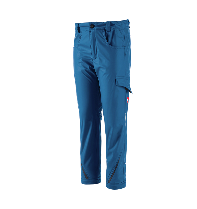 Trousers: Rain trousers e.s.motion 2020 superflex,children's + atoll/navy 1
