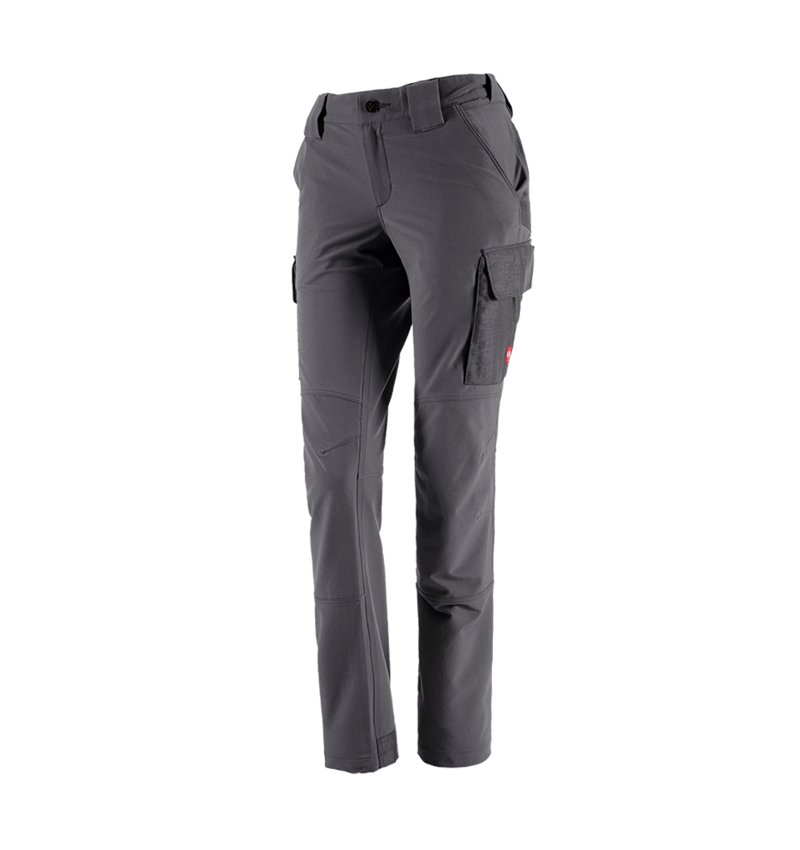 Topics: Funct. cargo trousers e.s.dynashield solid, ladies + anthracite 1