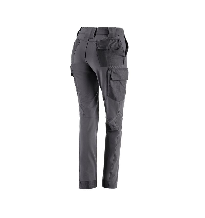 Topics: Funct. cargo trousers e.s.dynashield solid, ladies + anthracite 2