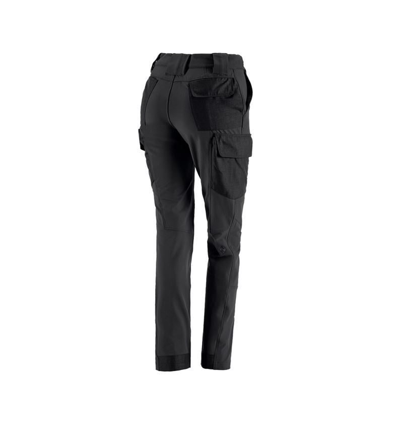 Joiners / Carpenters: Funct. cargo trousers e.s.dynashield solid, ladies + black 3