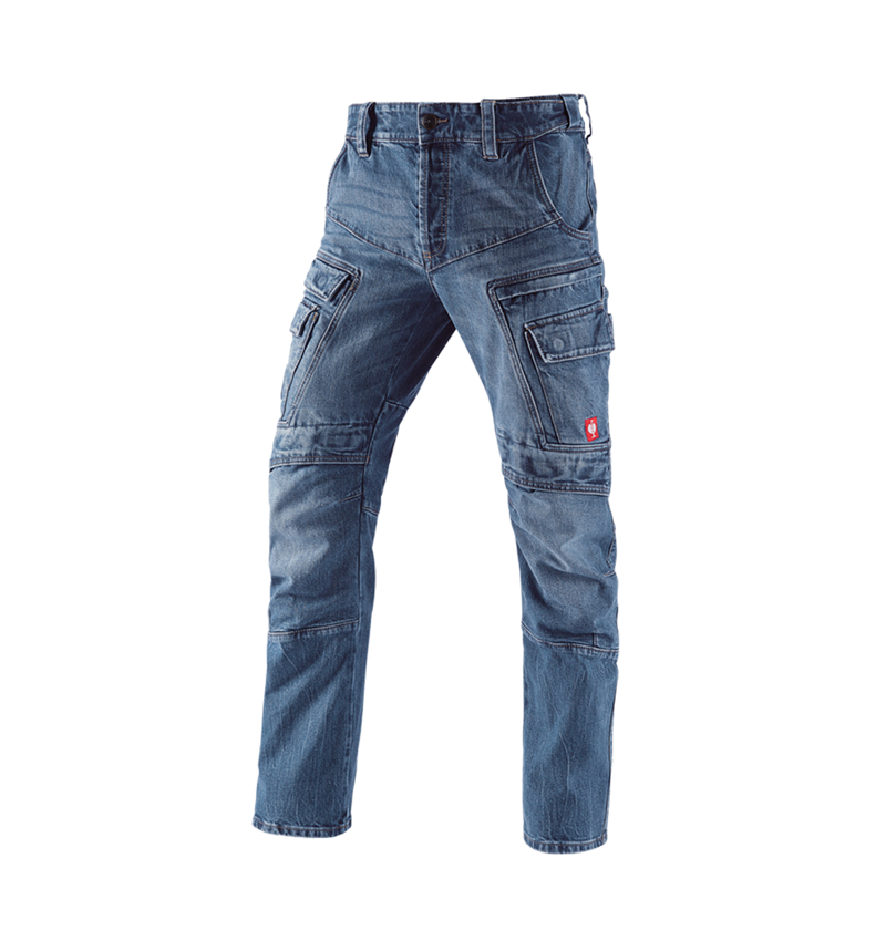 Arbetsbyxor: e.s. Cargo worker-jeans POWERdenim + stonewashed 8