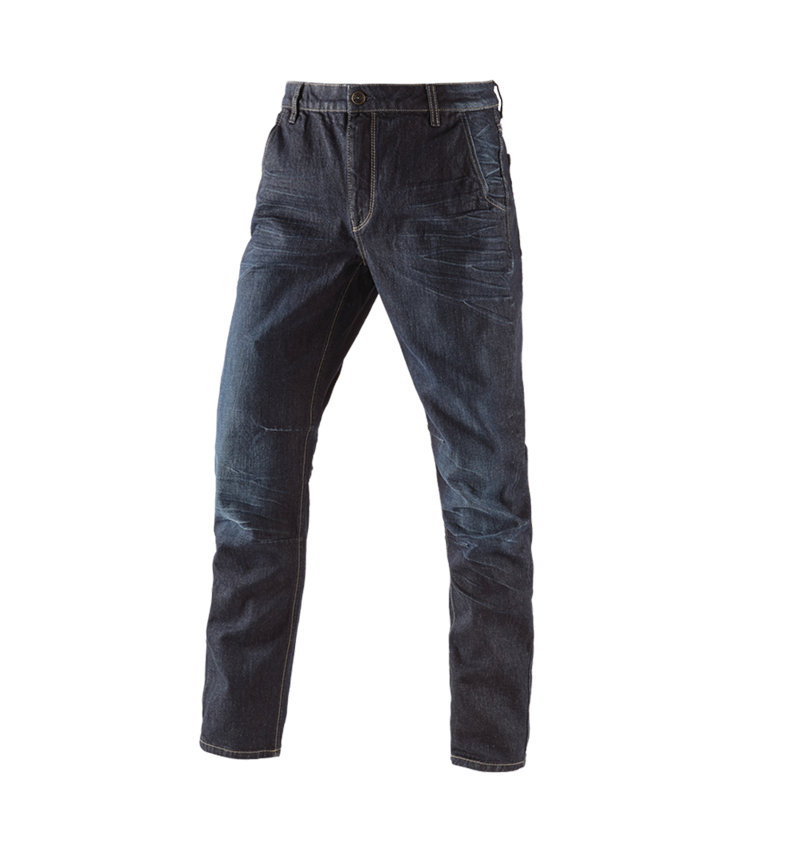 Plumbers / Installers: e.s. 5-pocket jeans POWERdenim + darkwashed 1