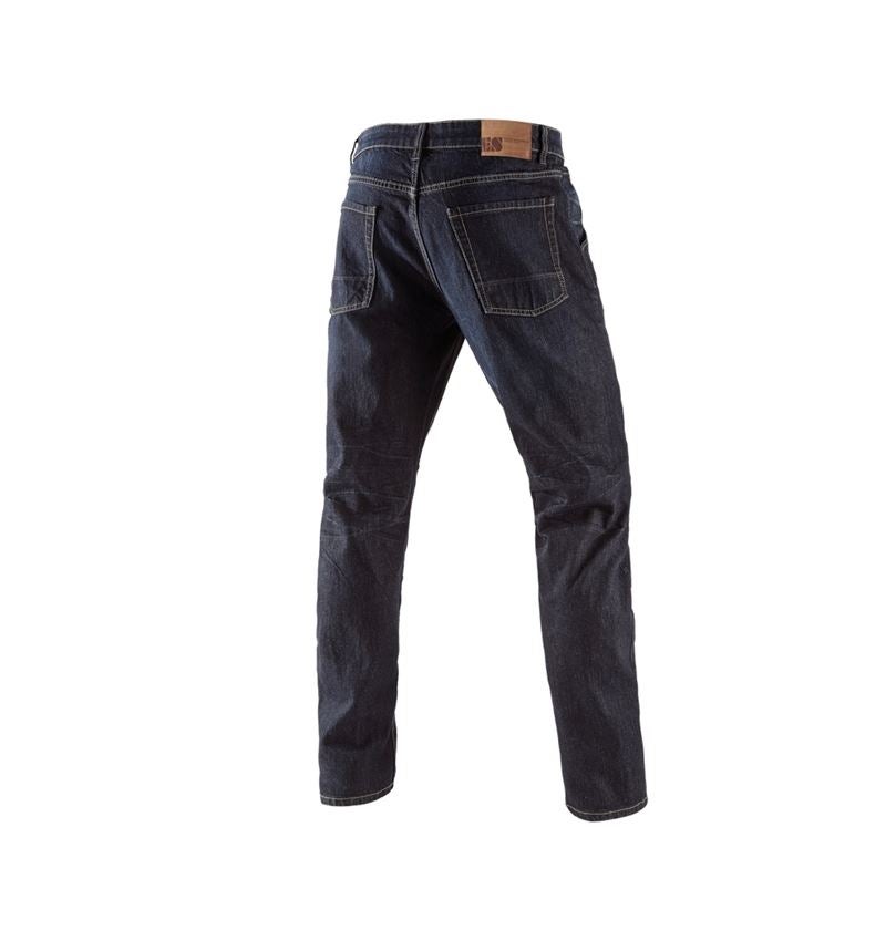 Arbetsbyxor: e.s. 5-fickors-jeans POWERdenim + darkwashed 2