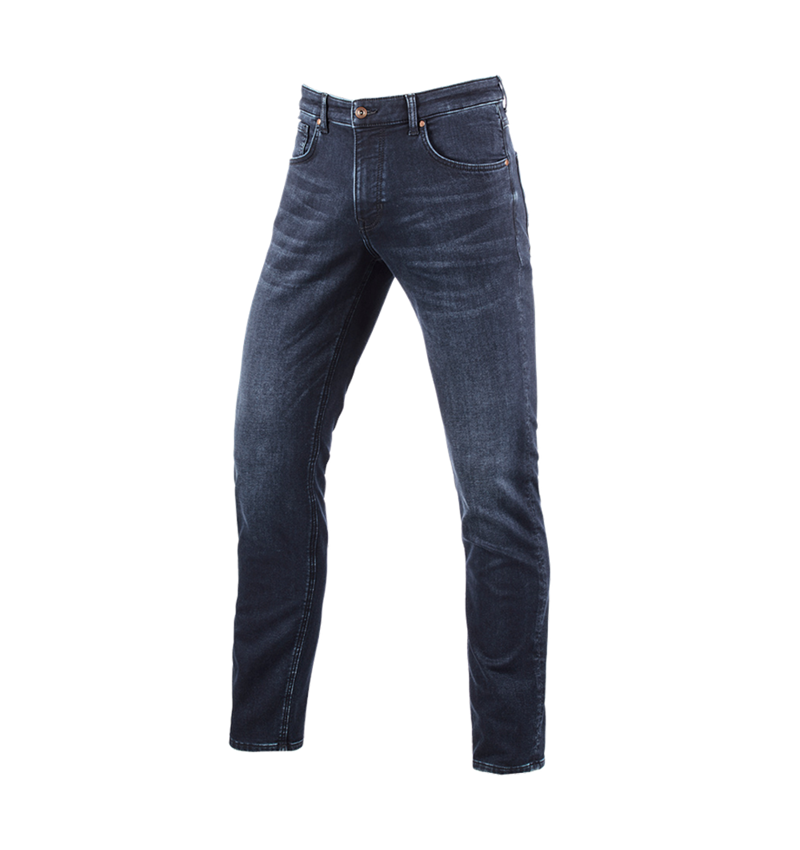Arbetsbyxor: e.s. 5-fickors-jeans jog-denim + darkwashed 1