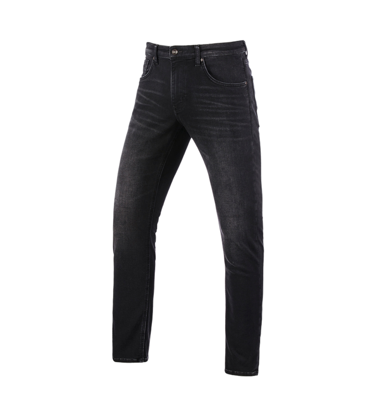 Arbetsbyxor: e.s. 5-fickors-jeans jog-denim + blackwashed 2