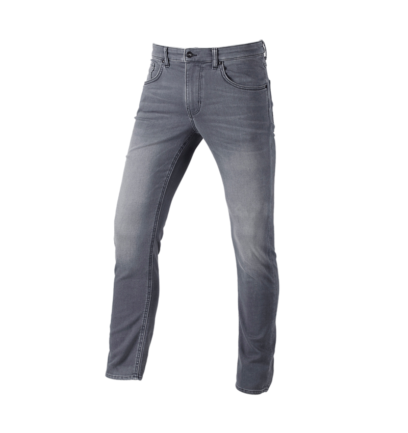 Work Trousers: e.s. 5-pocket jeans jog-denim + greywashed 2