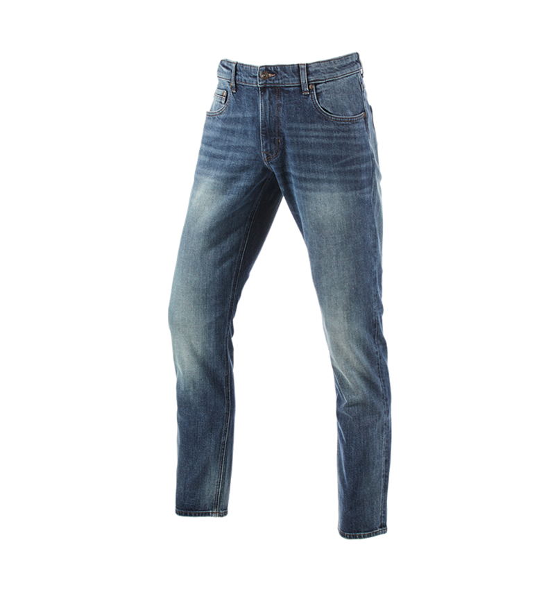 Topics: e.s. 5-pocket stretch jeans, straight + mediumwashed 2