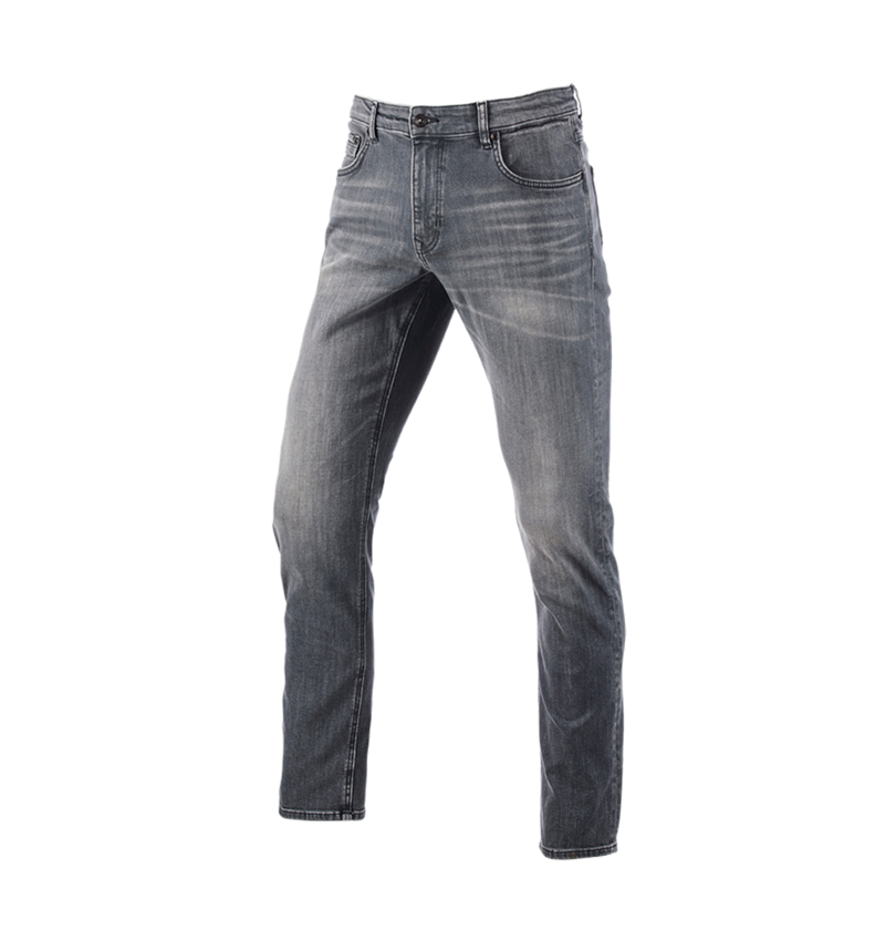 Arbetsbyxor: e.s. 5-fickors-stretch-jeans, straight + graphitewashed 2
