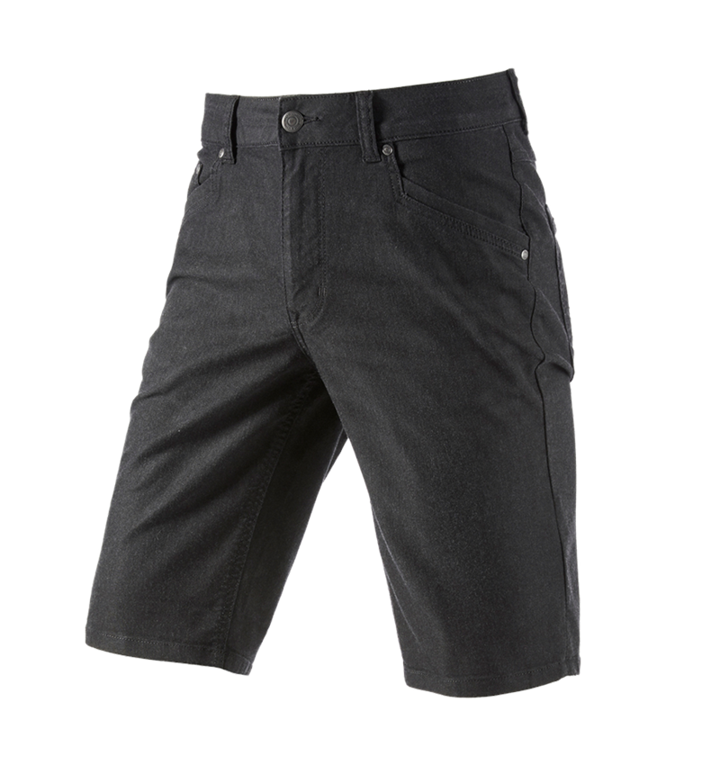 Arbetsbyxor: 5- fickors-shorts e.s.vintage + svart 2