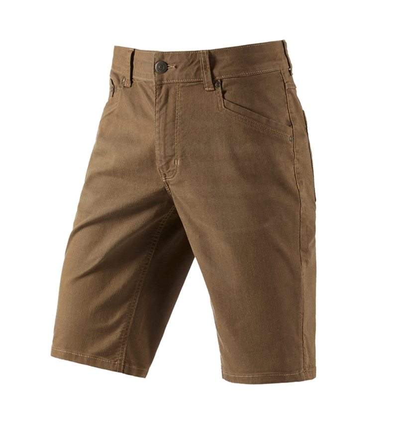 Arbetsbyxor: 5- fickors-shorts e.s.vintage + sepia