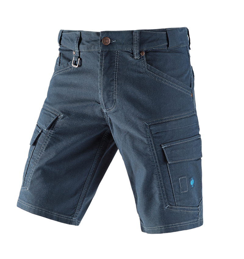 Arbetsbyxor: Cargo-shorts e.s.vintage + arktisk blå 2