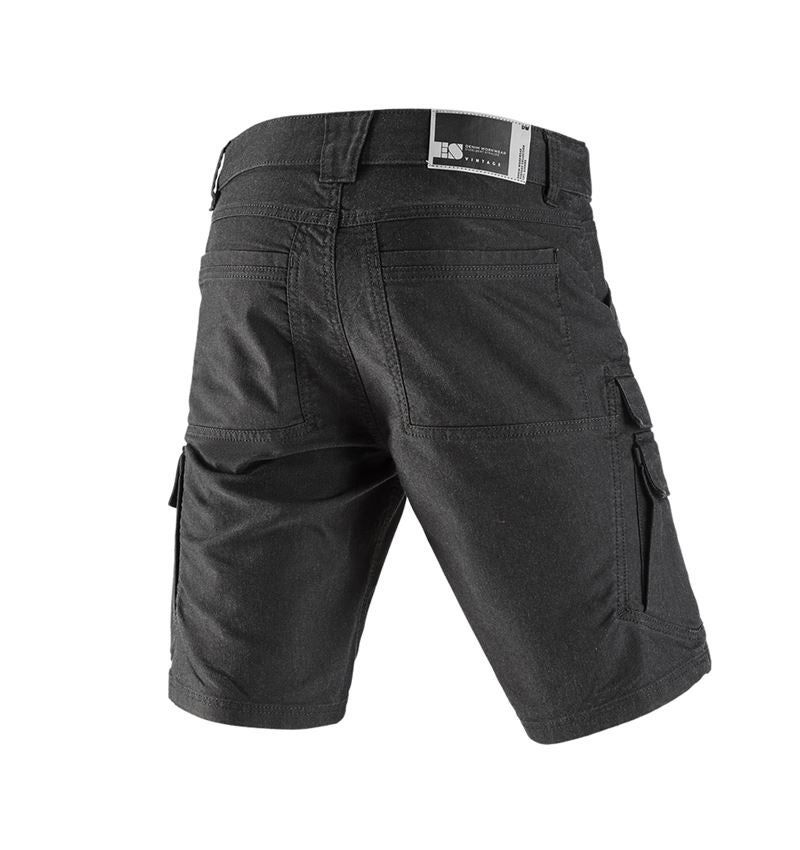 Arbetsbyxor: Cargo-shorts e.s.vintage + svart 3