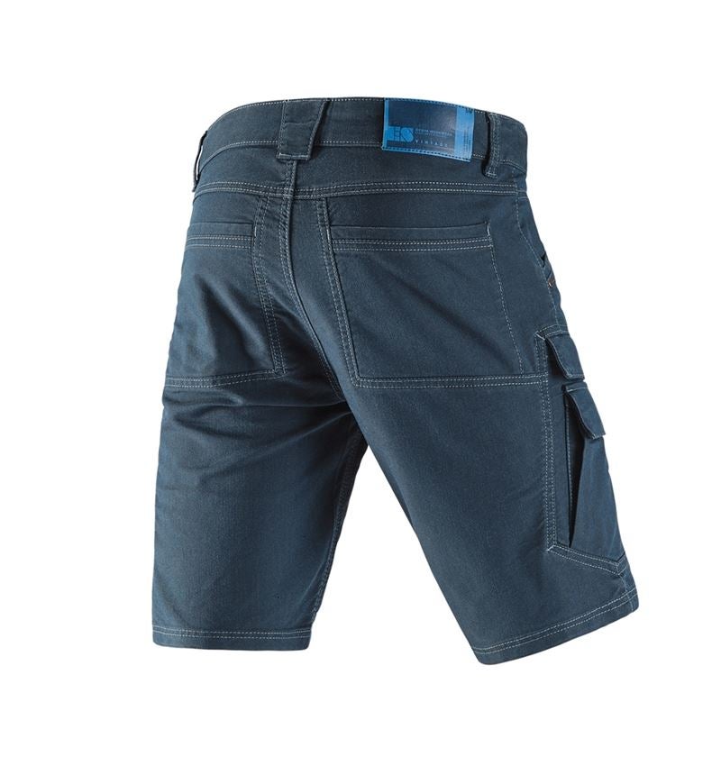 Arbetsbyxor: Cargo-shorts e.s.vintage + arktisk blå 3