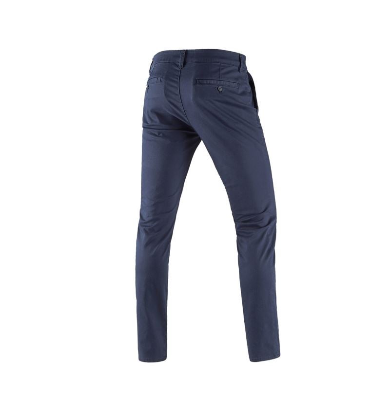 Topics: e.s. 5-pocket work trousers Chino + navy 3