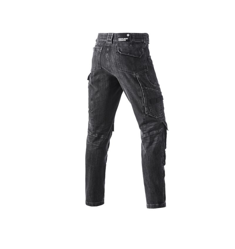 Arbetsbyxor: Cargo worker-jeans e.s.concrete + blackwashed 3
