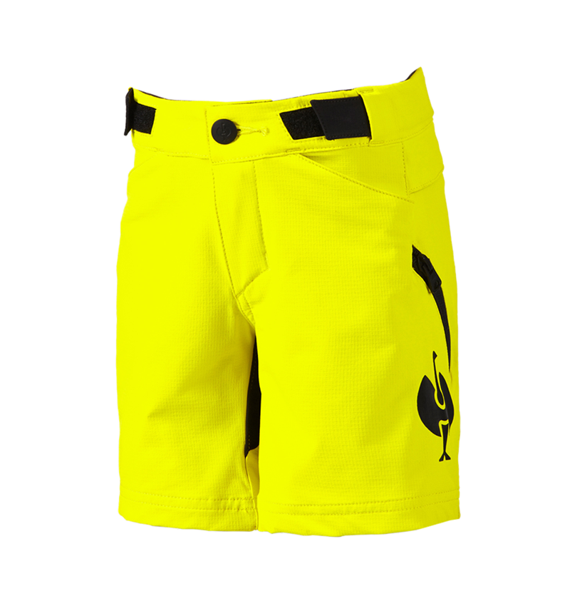 Shorts: Functional short e.s.trail, children's + acid yellow/black 3