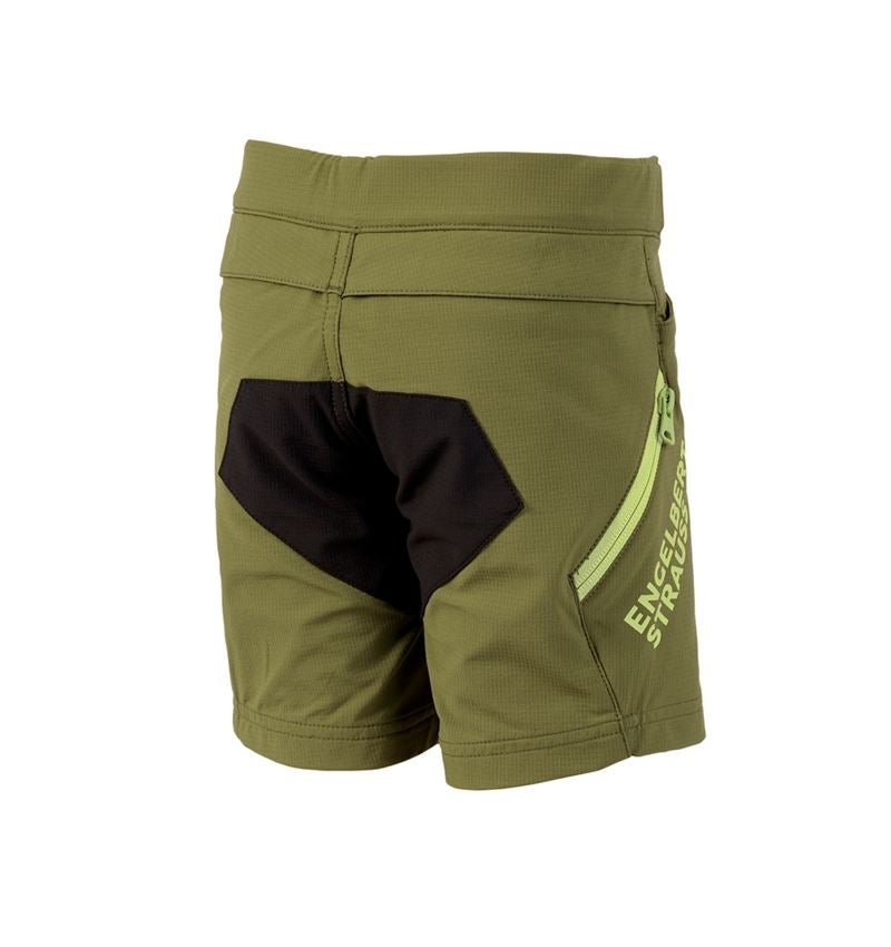 Shorts: Funktionsshort e.s.trail, barn + enegrön/limegrön 3