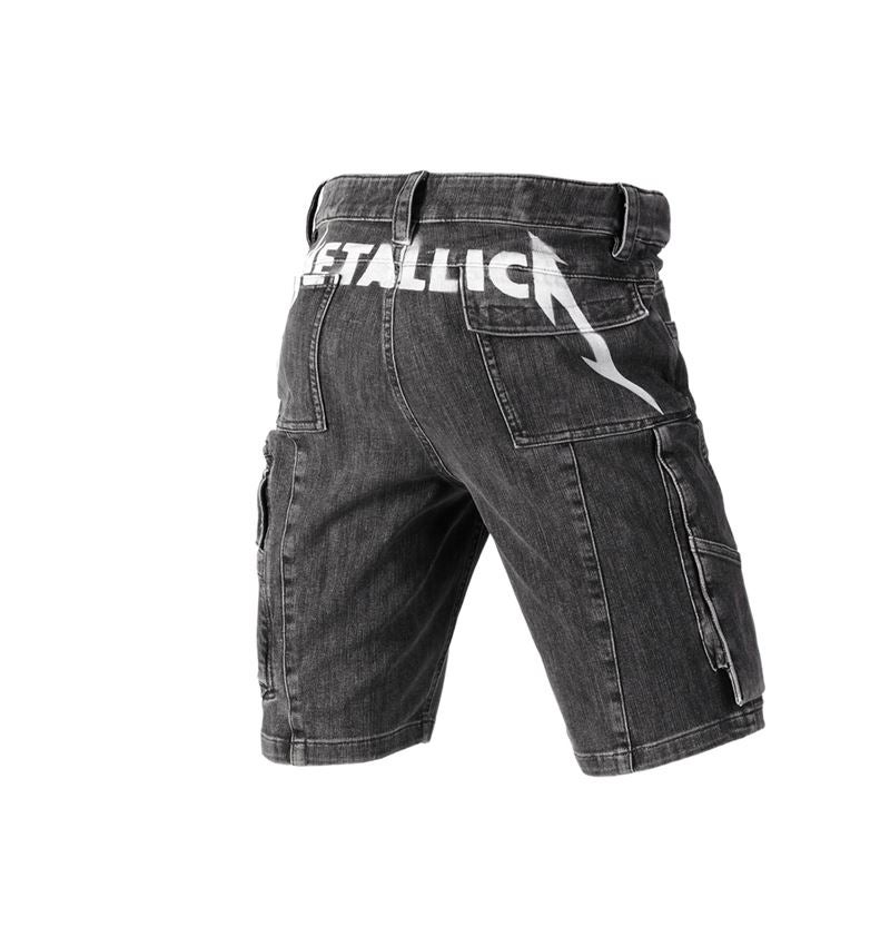 Arbetsbyxor: Metallica denim shorts + blackwashed 4