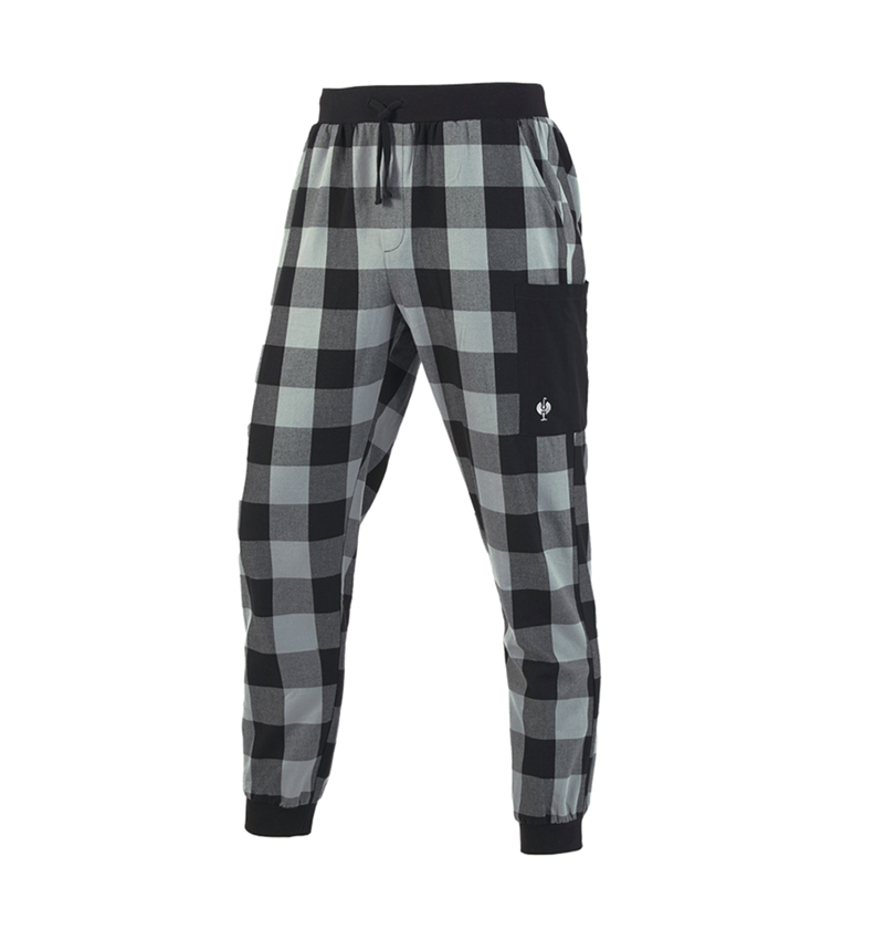 Presentidéer: e.s. Pyjamas byxa + stormgrå/svart 2