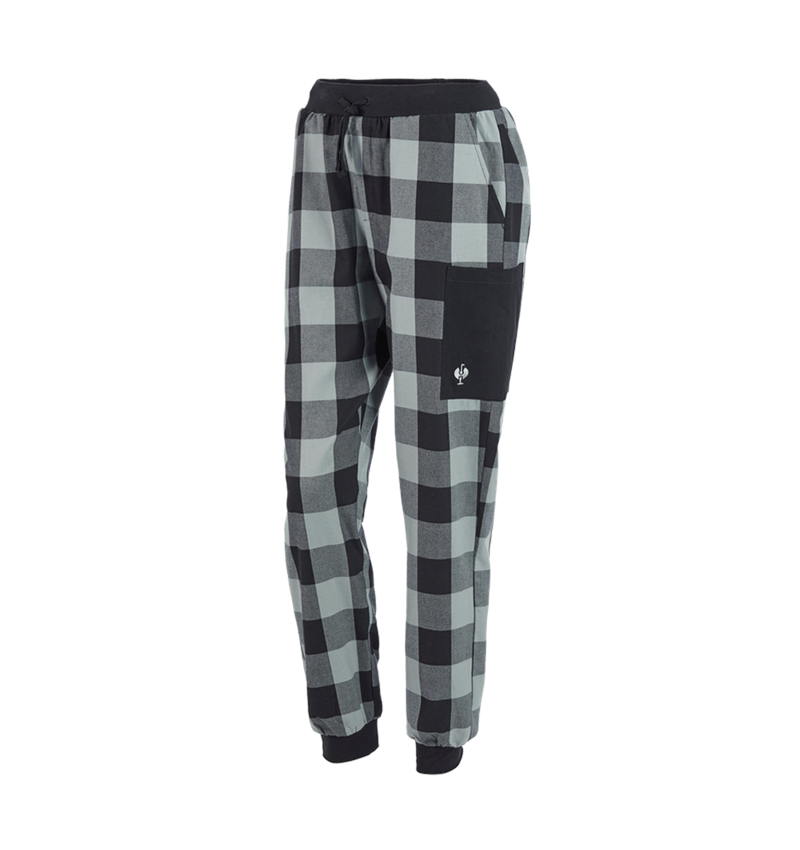 Presentidéer: e.s. Pyjamas byxa, dam + stormgrå/svart 2