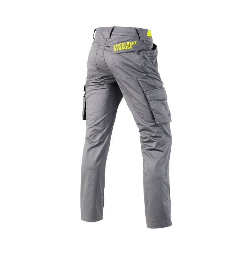 Topics: Cargo trousers e.s.trail + basaltgrey/acid yellow 3