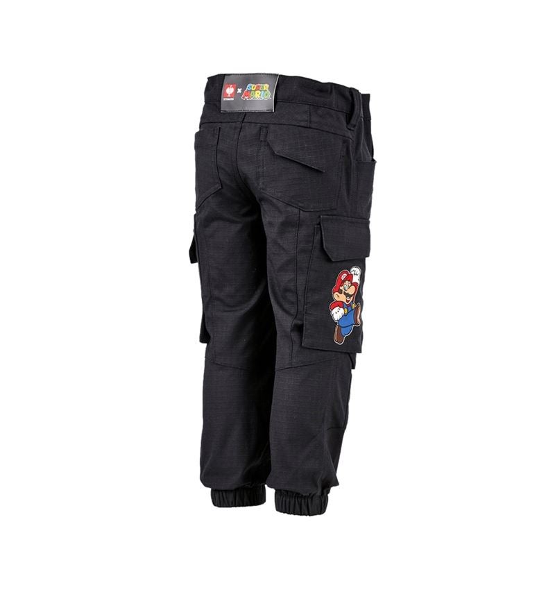 Collaborations: Super Mario Cargo trousers, children's + black 3