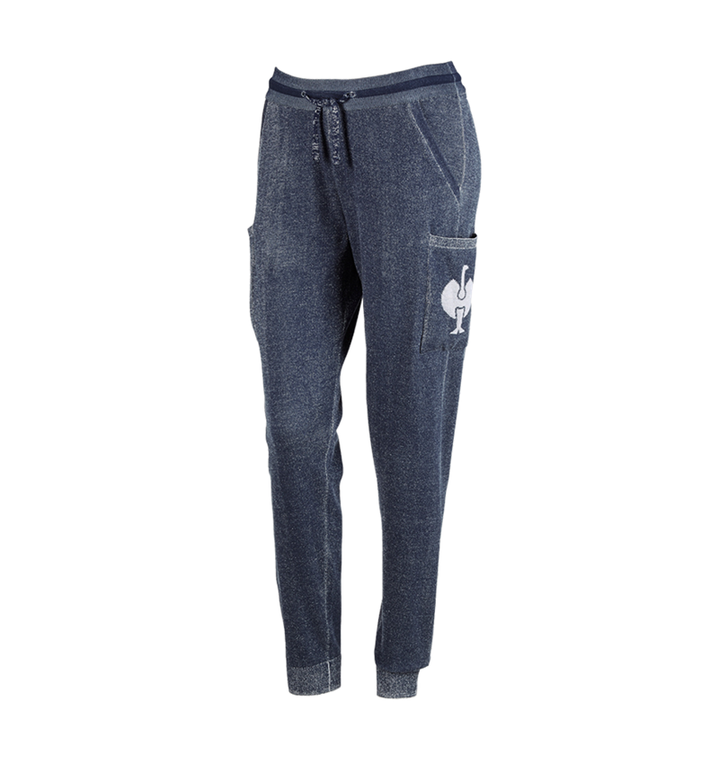 Work Trousers: e.s. Homewear Cargo trousers, ladies' + deepblue 3