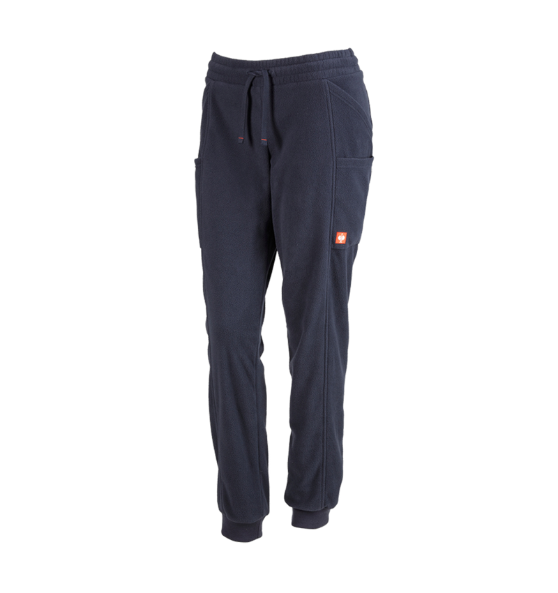 Accessories: e.s. Fleece Trousers, ladies' + navy 3