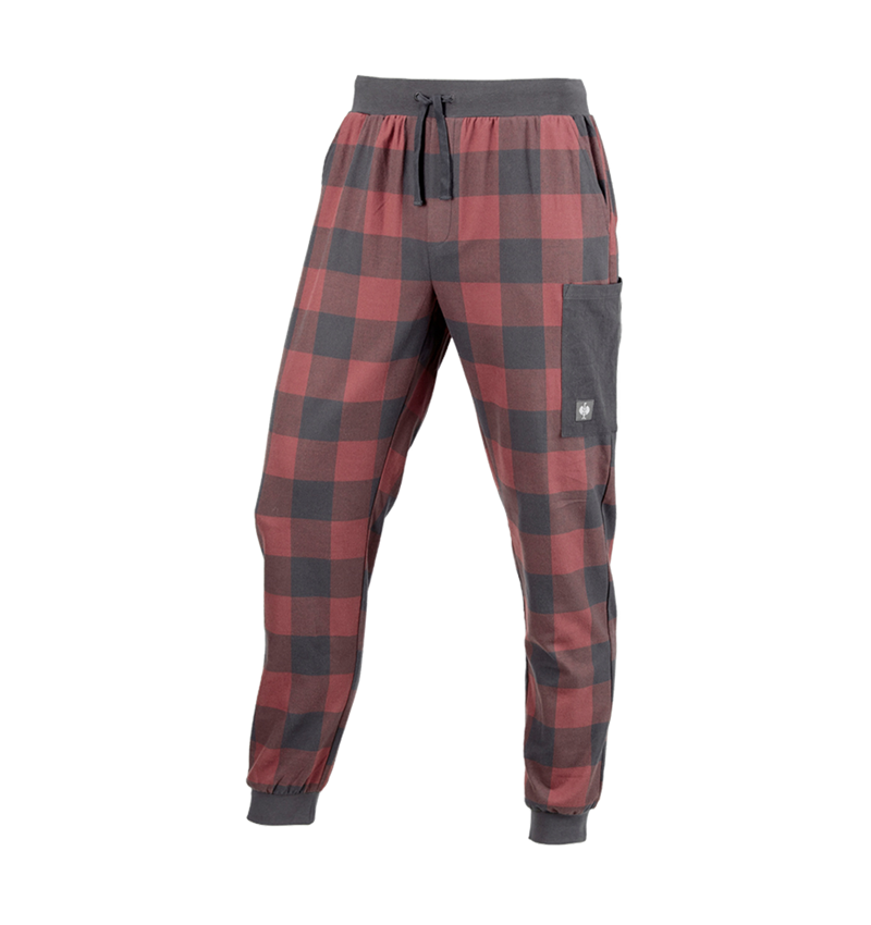 Accessories: e.s. Pyjama Trousers + oxidred/carbongrey 4