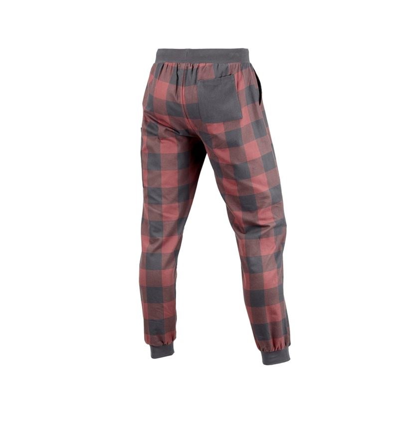 Accessories: e.s. Pyjama Trousers + oxidred/carbongrey 5
