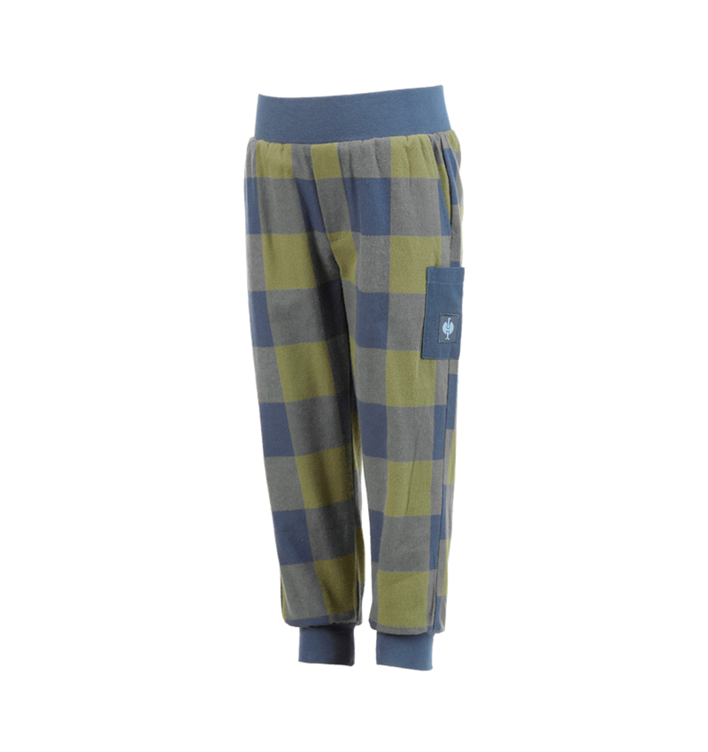Accessoarer: e.s. Pyjamas byxa, barn + berggrön/oxidblå 4