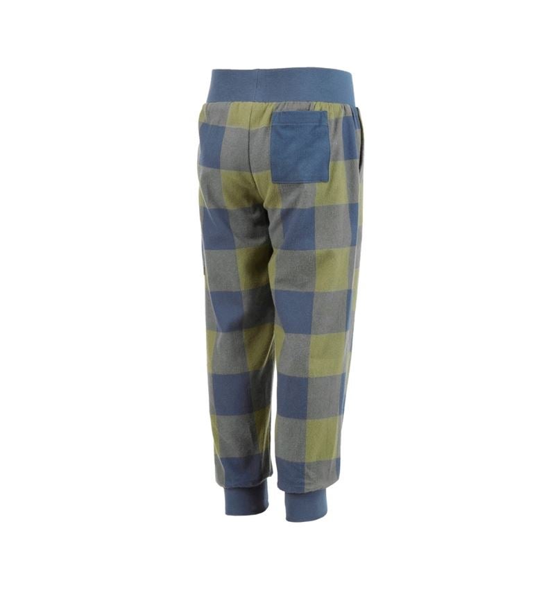 Accessoarer: e.s. Pyjamas byxa, barn + berggrön/oxidblå 5