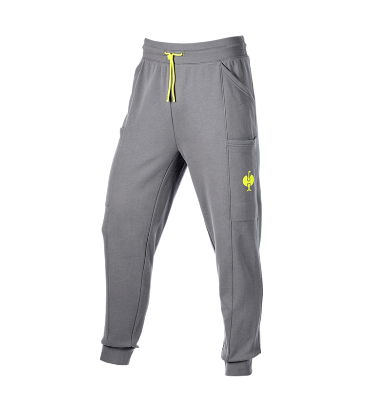 Accessories: Sweat pants light e.s.trail + basaltgrey/acid yellow 4