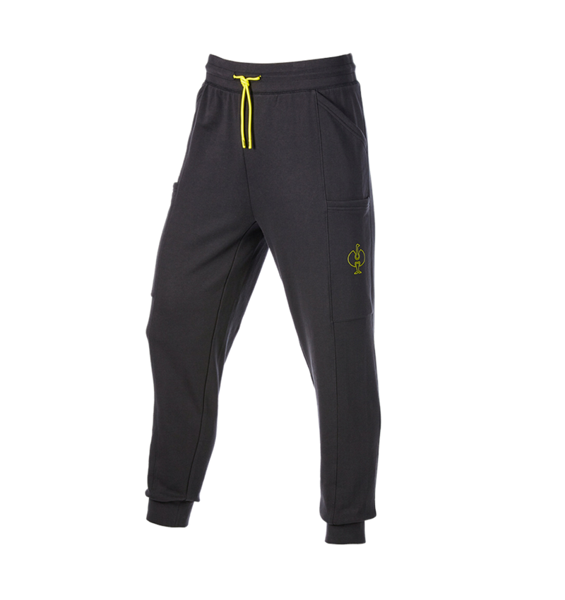 Accessories: Sweat pants light e.s.trail + black/acid yellow 5