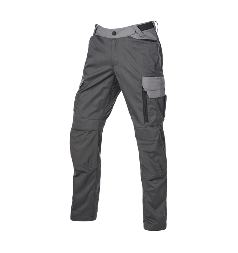 Work Trousers: Trousers e.s.trail pure + carbongrey/basaltgrey 6