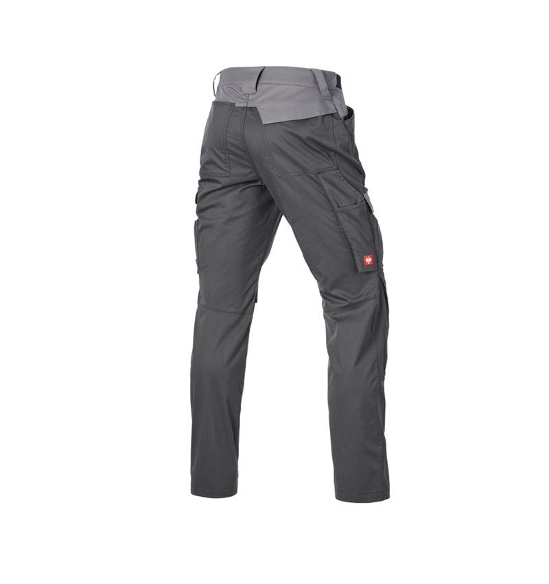 Work Trousers: Trousers e.s.trail pure + carbongrey/basaltgrey 7