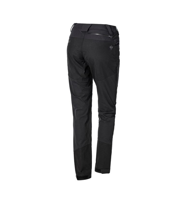 Work Trousers: Hybrid functional trousers e.s.trail, ladies' + black 8