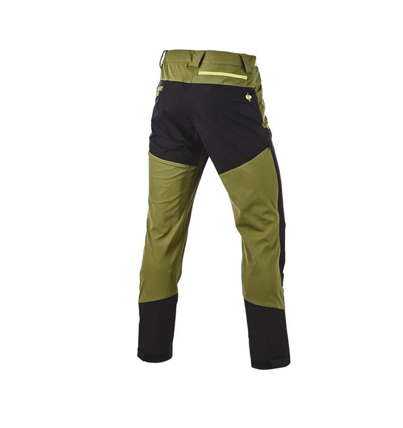 Work Trousers: Hybrid functional trousers e.s.trail + junipergreen/limegreen 7