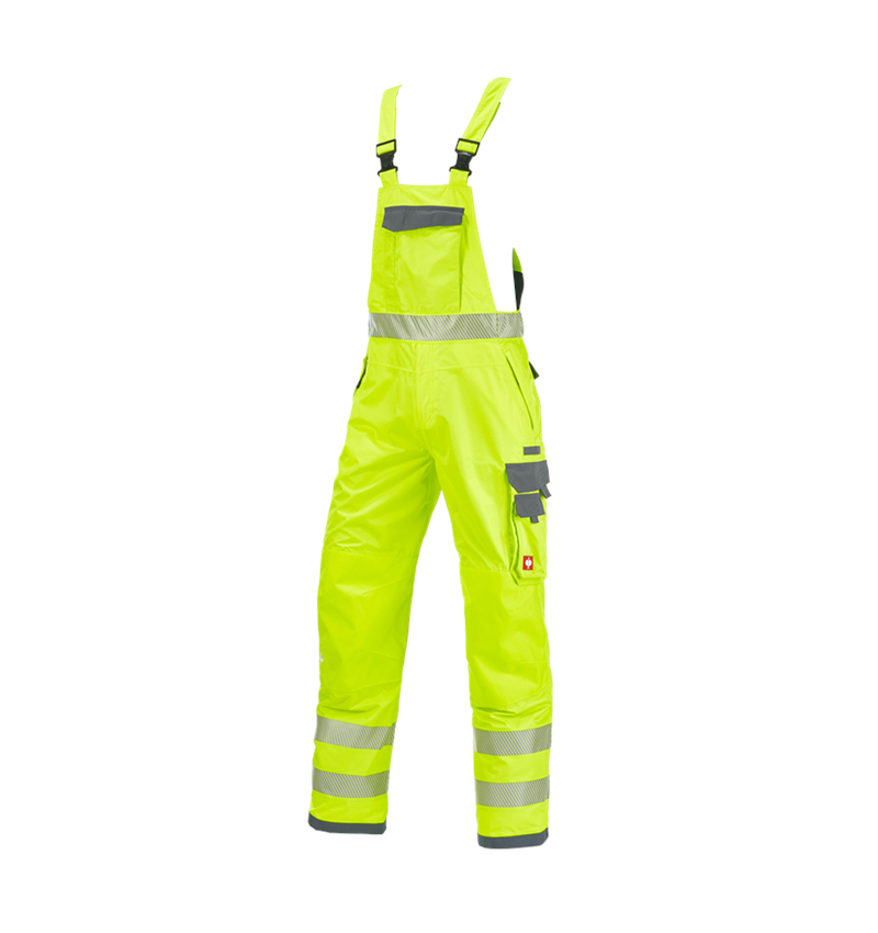 Topics: High-vis functional bib & brace e.s.prestige + high-vis yellow/grey