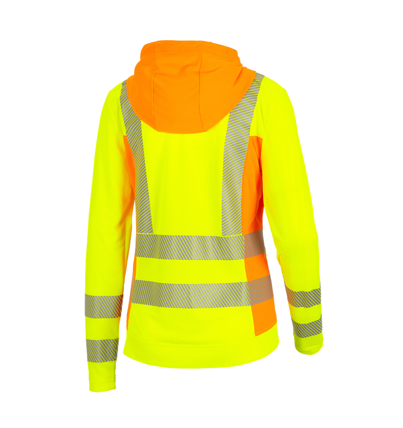 Topics: High-vis funct.hooded jacket e.s.motion 2020,lad. + high-vis yellow/high-vis orange 3