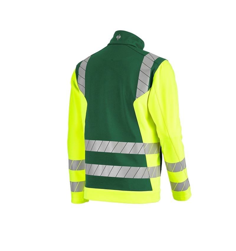 Topics: High-vis softshell jacket e.s.motion 24/7 + green/high-vis yellow 7