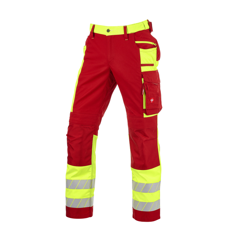 Topics: High-vis trousers e.s.motion 24/7 + red/high-vis yellow 5