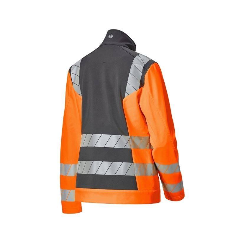 Arbetsjackor: Varseljacka softshell e.s.motion 24/7, dam + antracit/varselorange 5