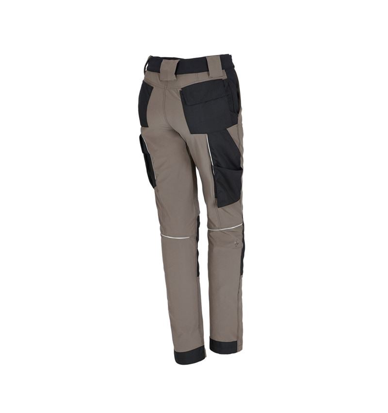 Gardening / Forestry / Farming: Functional trousers e.s.dynashield, ladies' + stone/black 3