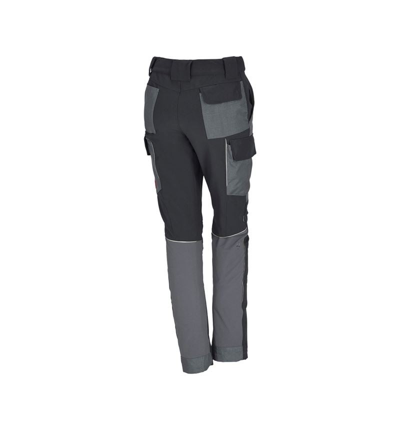 Gardening / Forestry / Farming: Functional cargo trousers e.s.dynashield, ladies' + cement/graphite 4