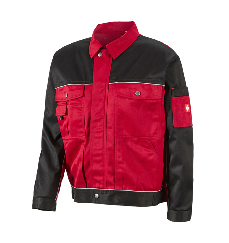 Topics: Work jacket e.s.image + red/black 8